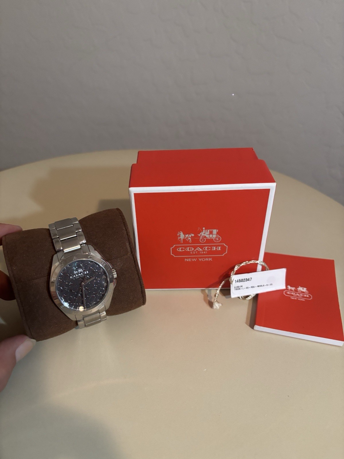 Tristen Japanese Quartz (Battery-Powered) Black and Silver Dial Women’s Watch