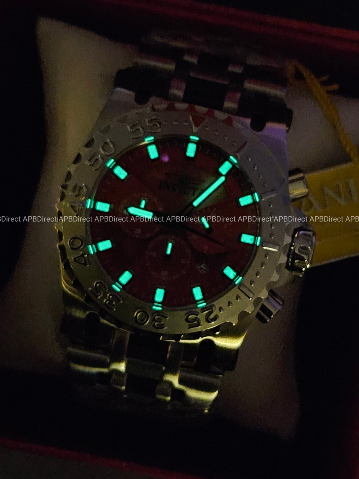 Invicta – CHAOS – Coalition Forces Silver Red – 50mm Chronograph Mens Watch