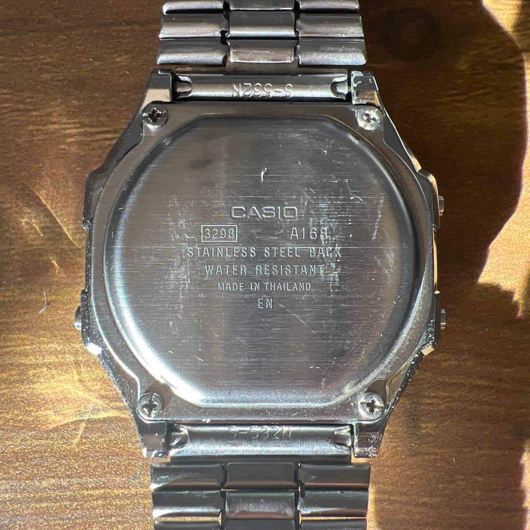 Casio A168 Silver (Discontinued Model)