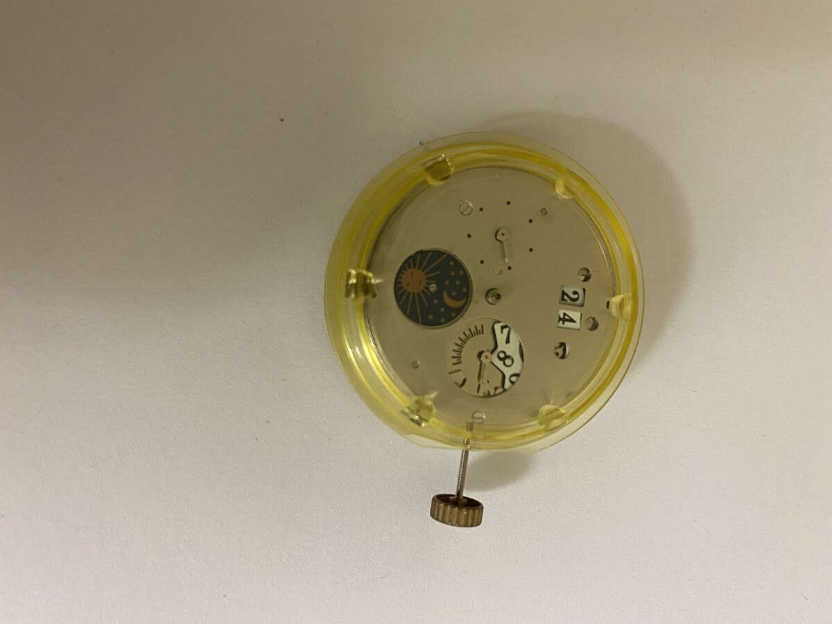 NOS chinese automatic big date day month and 24 hours movement