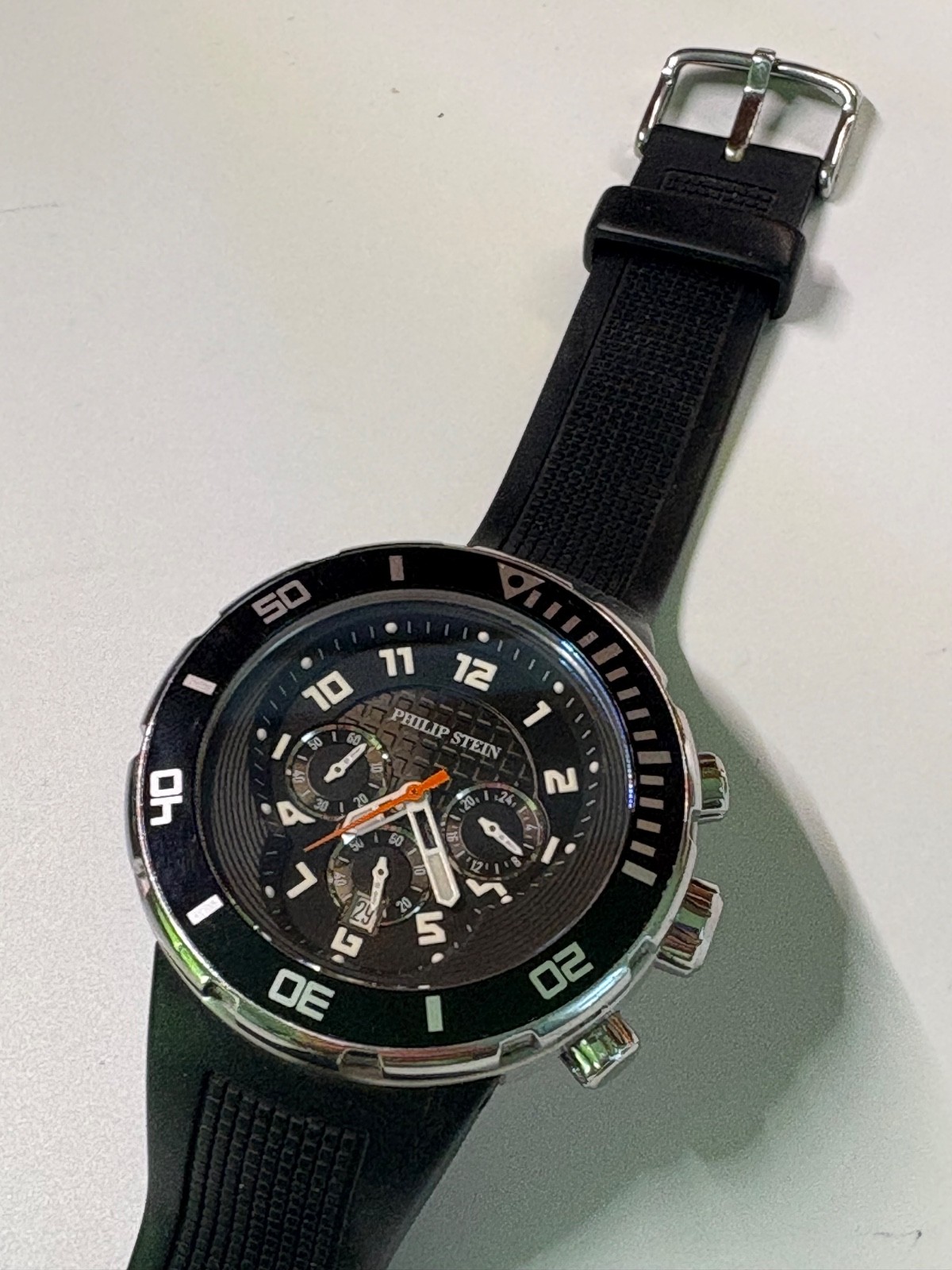 PHILIP STEIN EXTREME TESLAR TECHNOLOGY CHRONOGRAPH WATCH-20ATM-