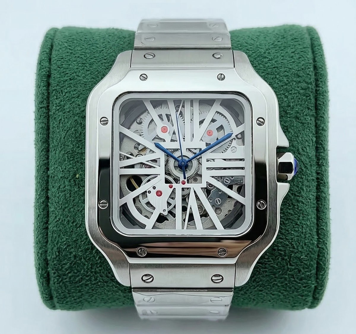 Custom Made Watch Mod Square Skeleton Automatic NH70