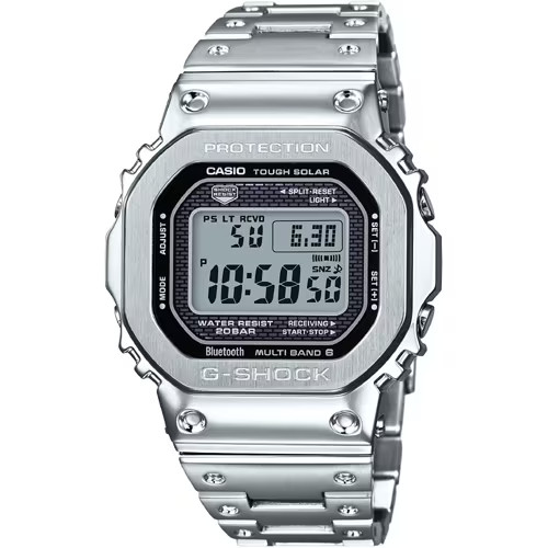 CASIO G-Shock GMW-B5000D-1JF Silver Bluetooth Full Metal Men’s Watch New