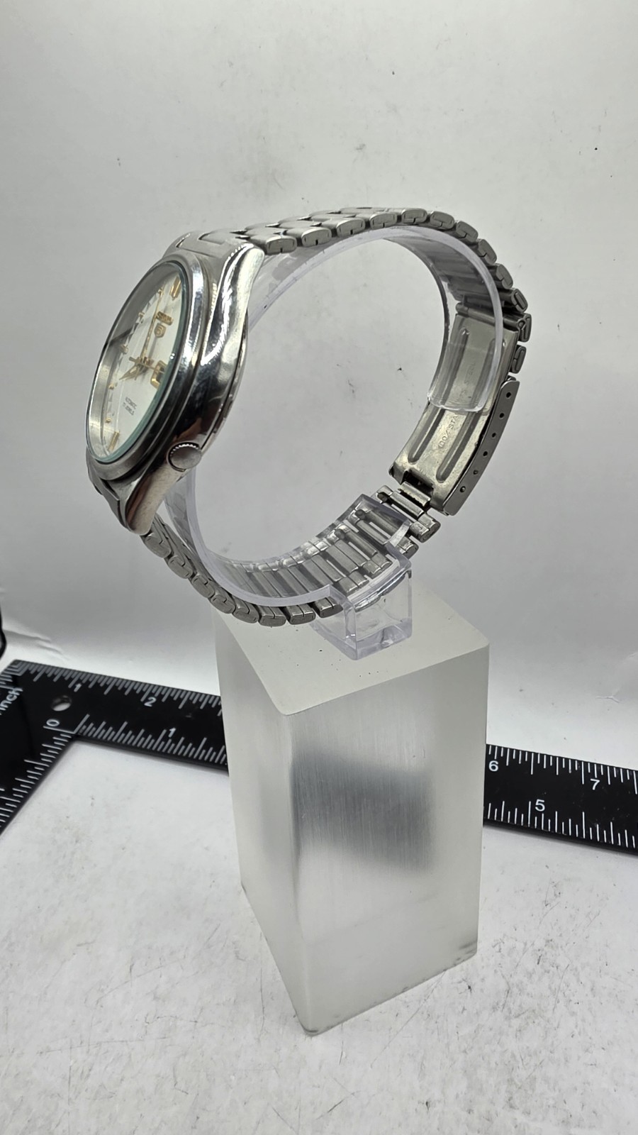 Seiko 7009 3171 Automatic Stainless Steel Serviced Wristwatch Day-Date