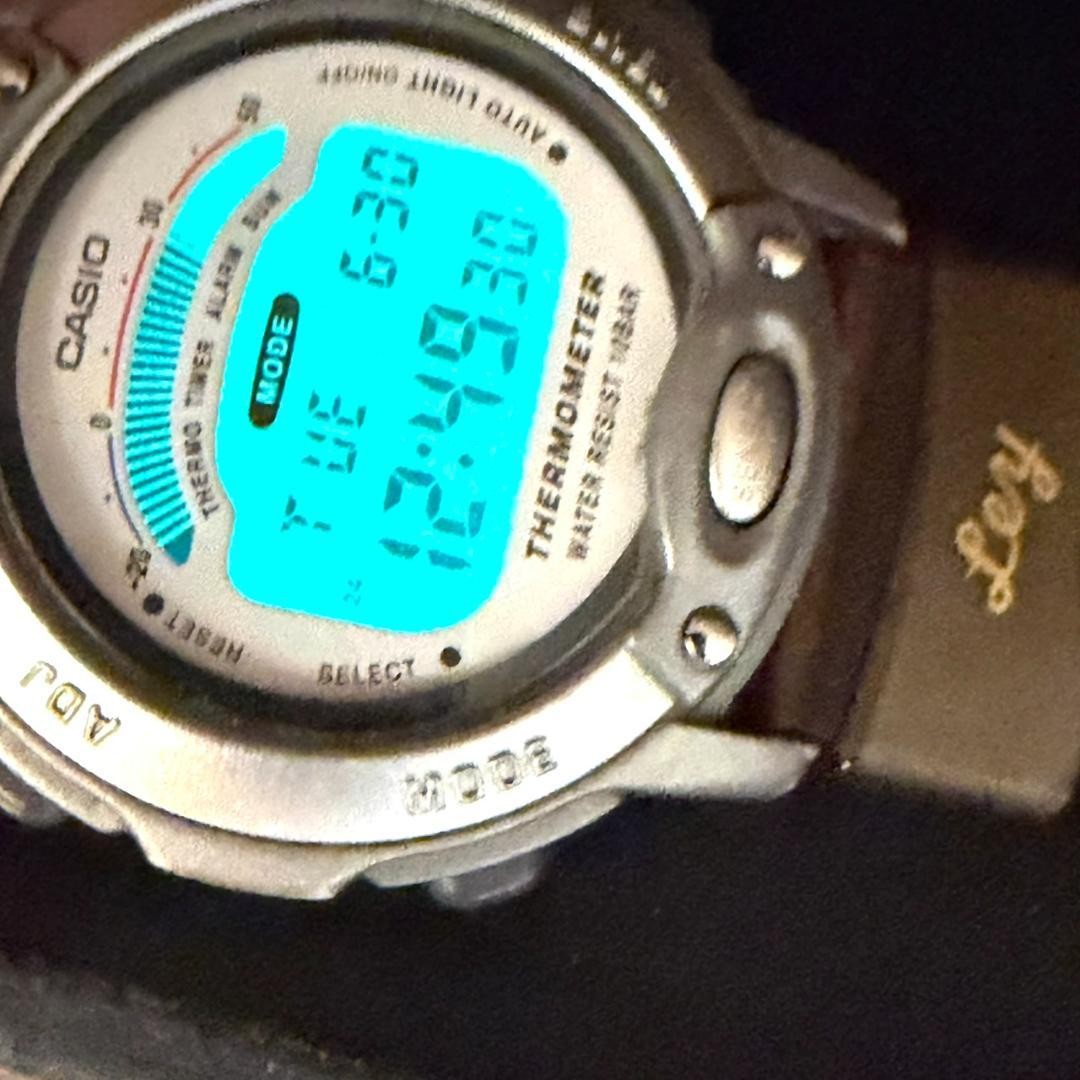 Casio Watch Pro Trek New Battery Light Temperature Measurement Rubber Men’s