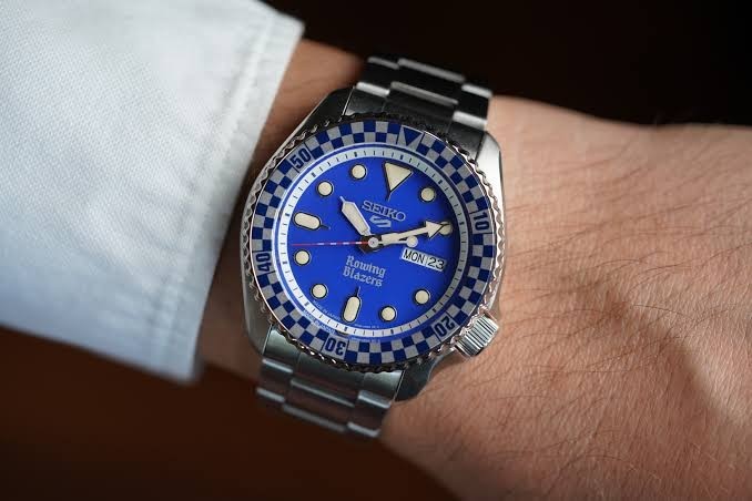 Rowing Blazers x Seiko 5 Sports Watch Blue 42mm