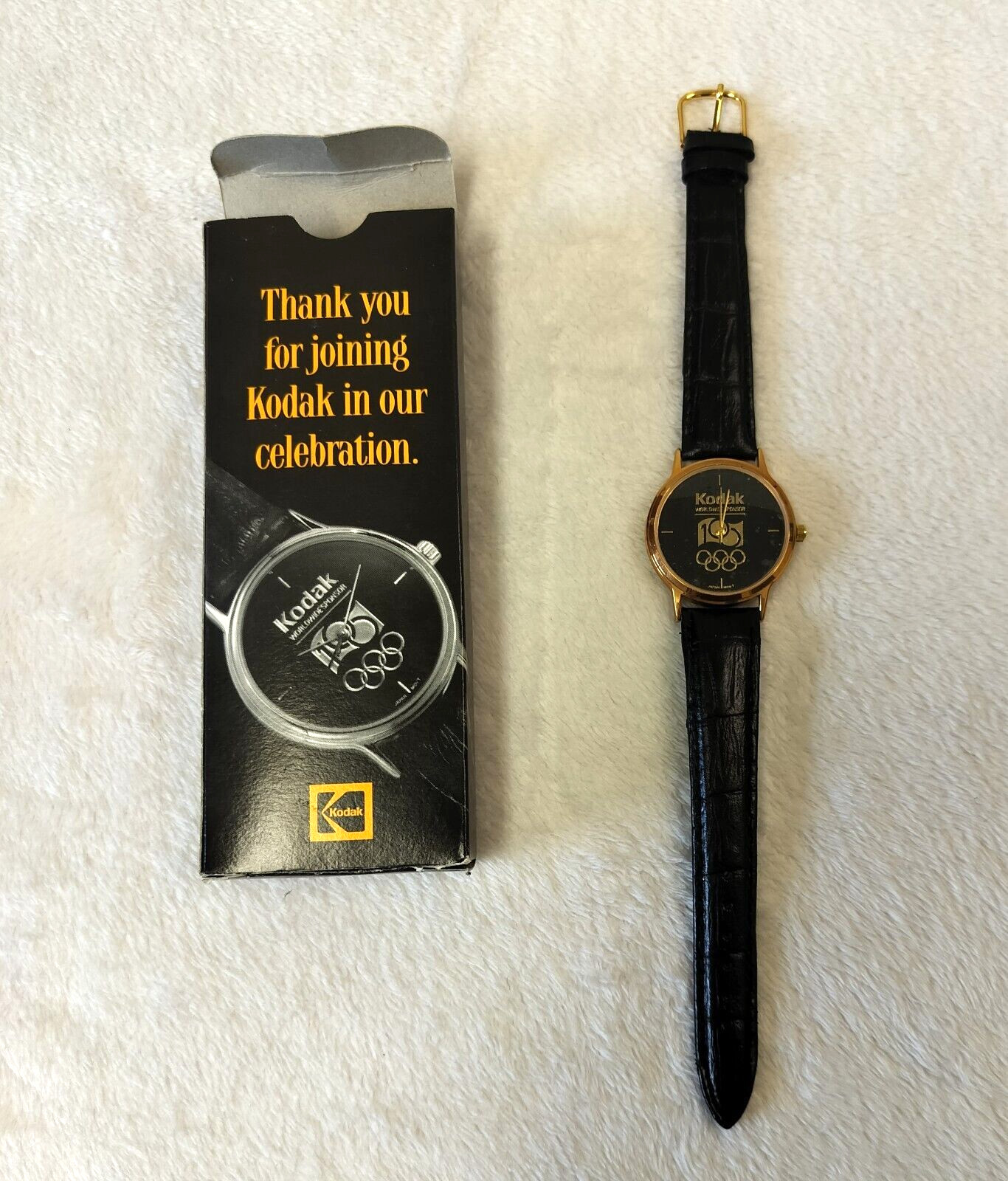 Antique Vintage LA 1996 Olympic Eastman Kodak 100 Year World Wide Unisex Watch
