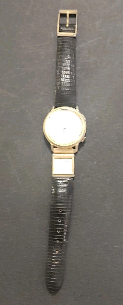 Vintage IMPEX De Luxe Wristwatch With Calendar Band Swiss Made, AS IS