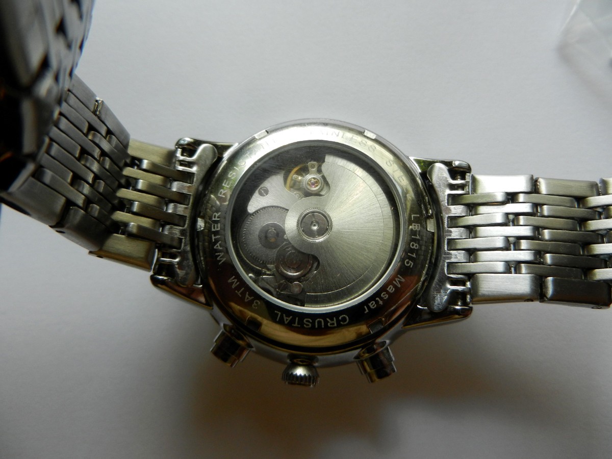 Men’s Triple Date 24 Hour Multiple Functions Mechanical Automatic Bracelet Mint