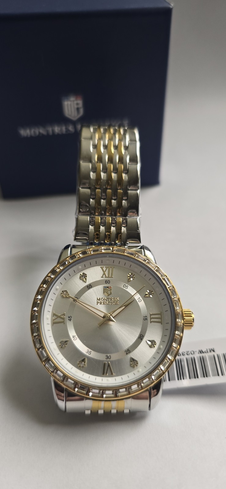 Montres Prestige x Invicta Men’s 45mm Two Tone Watch Crystal Bezel MPW-0239 NIB