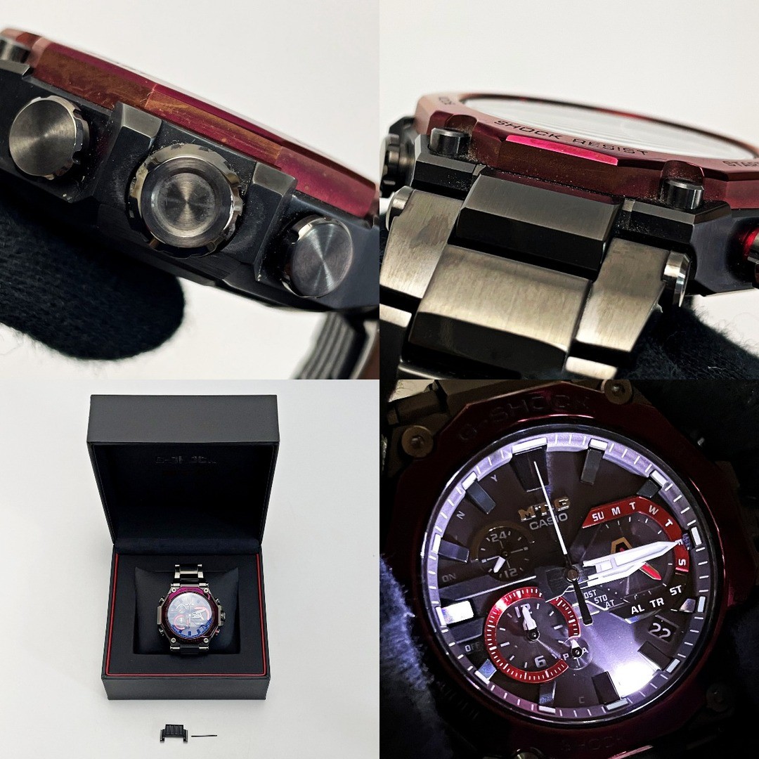 CASIO G-Shock MT G MTG B2000BD 1A4JF Black Purple Radio Solar Men s Watch with B