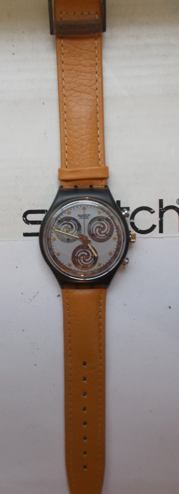 CHRONO SWATCH ” SIRIO ” ’92 PRISTINE WOW RARE L@@K & READ