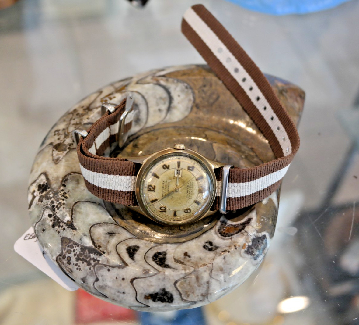 Fascinating Westbury Automatic Men’s 30 JEWEL Nivaflex Wristwatch -Antique Charm