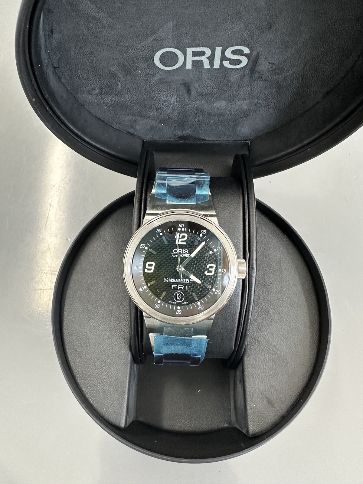 Oris Williams F1 Day Date 2004 #635 7560 4164 / New! MSRP $1300