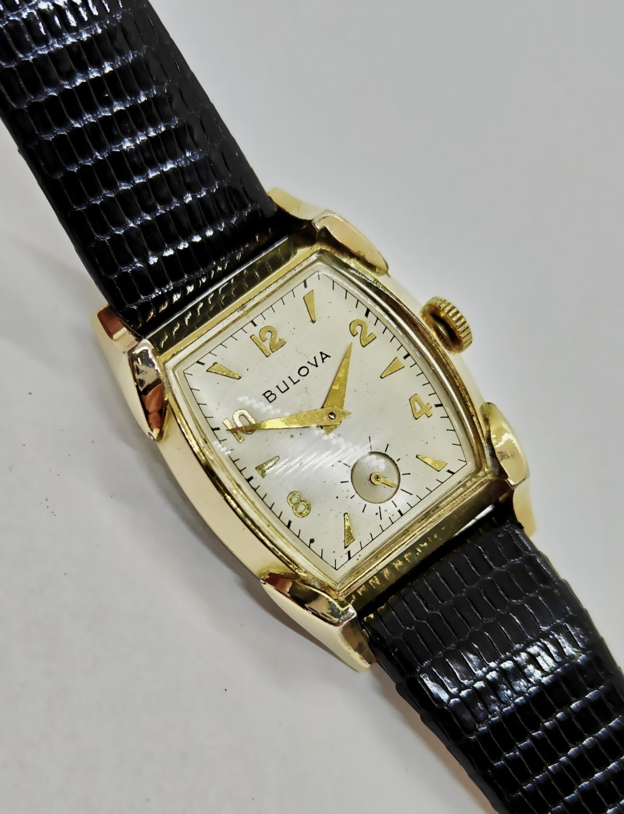Vintage 1952 Bulova “His Excellency B” Men’s Watch 21J 10BM Gold Filled