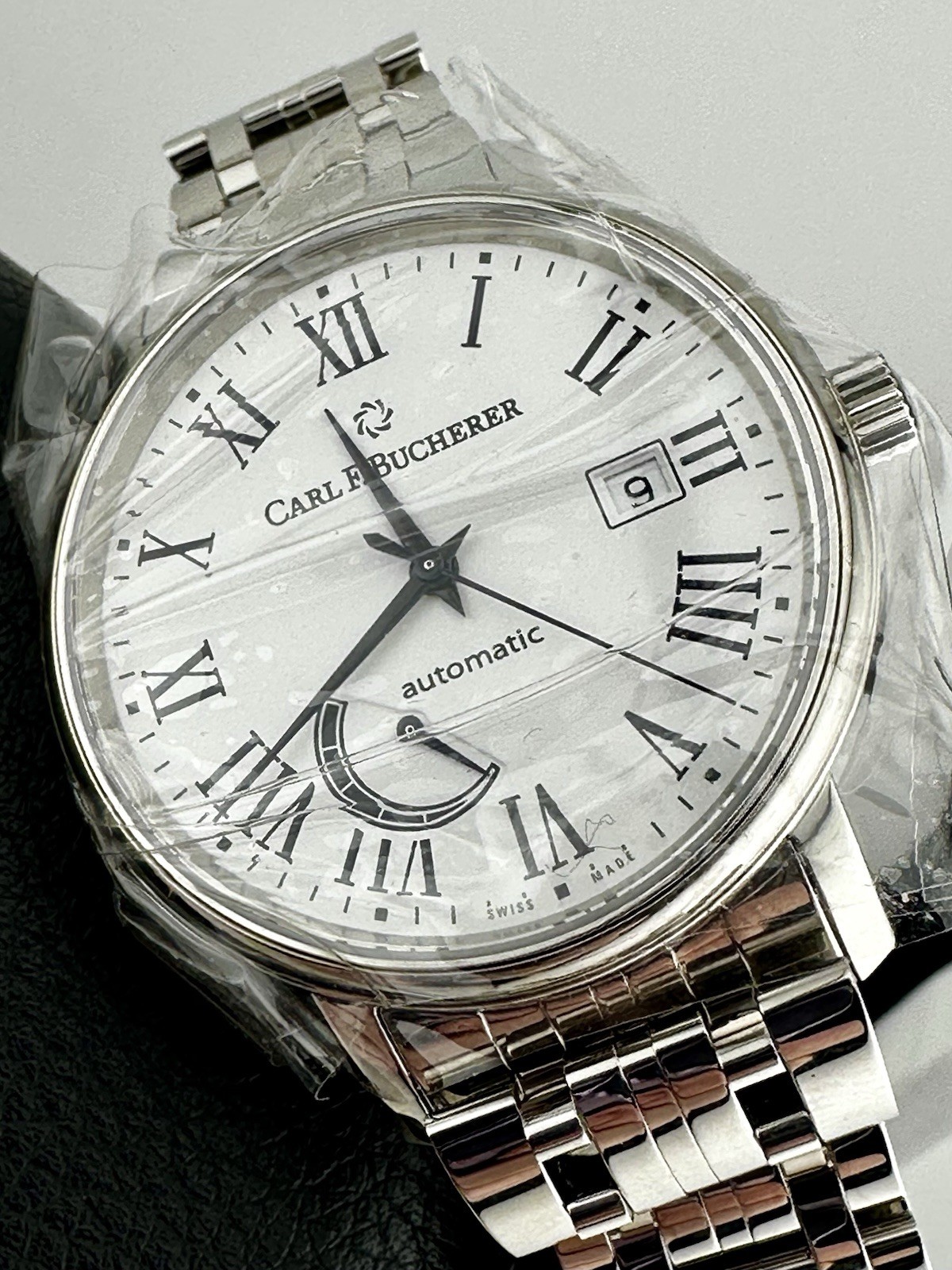 Carl F. Bucherer Adamavi White Dial Power Reserve 40mm Swiss Automatic NEW!