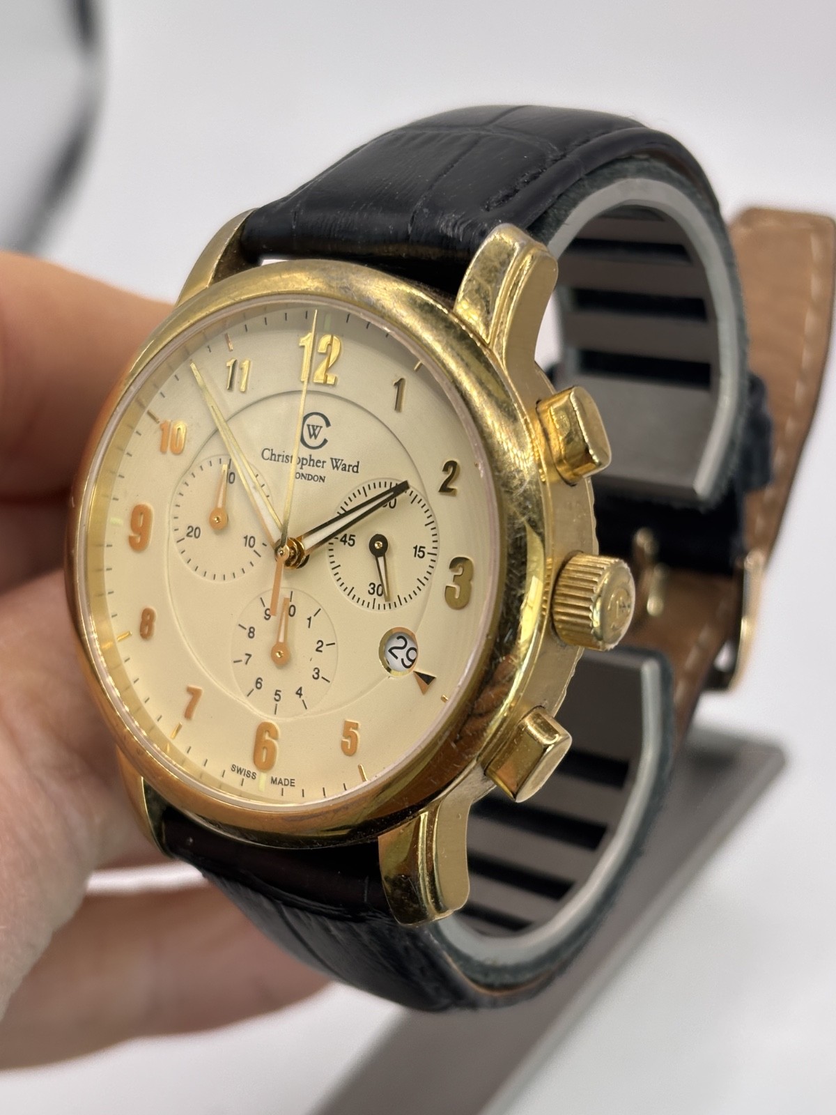 Christopher Ward C3 Malvern Chronograph Mk1 Gold (02/2010) WH1710C