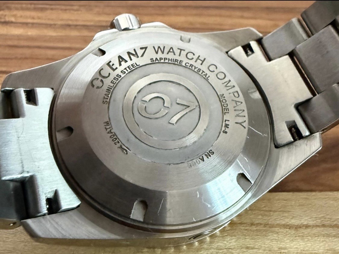 OCEAN7 Model LM-8 Automatic 2000m Diver Swiss 45mm Men’s Watch