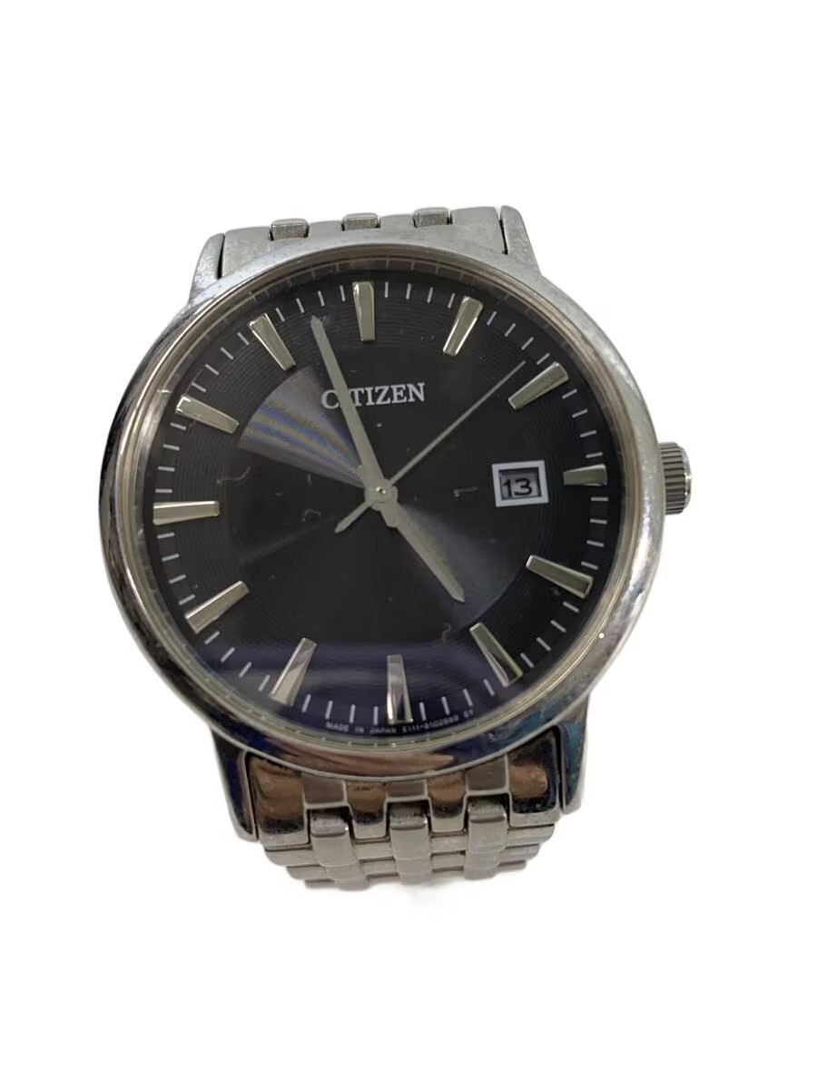 CITIZEN Watch Analog BLK SLV e111 s0679001
