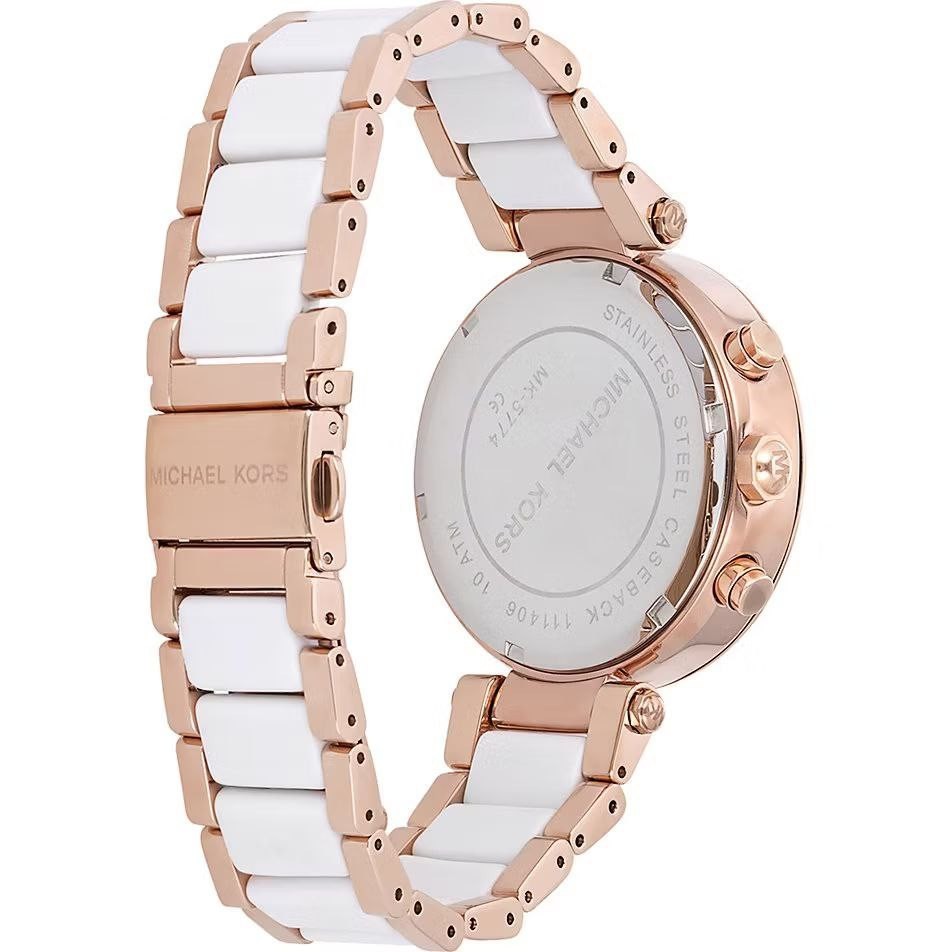 Michael Kors | Parker Blush Crystal | Rose Gold Dials | Ladies Watch MK5896