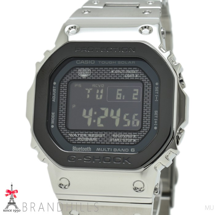 Casio G SHOCK Men’s Wristwatch Full Metal Solar Radio Wave Mobile Link Digital S