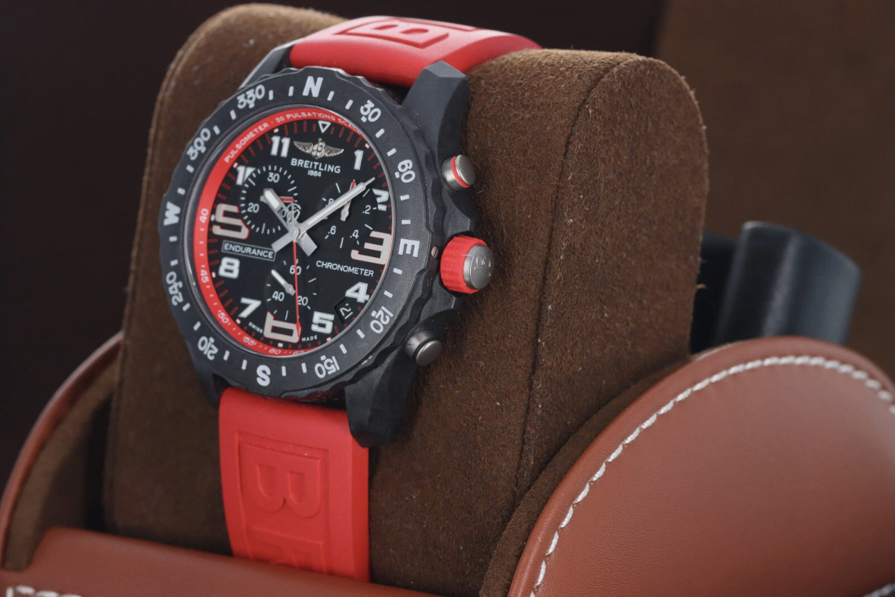 Breitling Endurance Pro Chronograph Red 44mm – Black Polymer, X82310D91B1S1