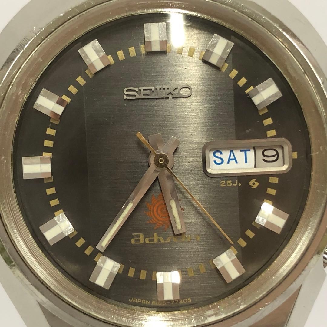 SEIKO advan 6106 7560 25 Jewels Horseshoe Type From Japan