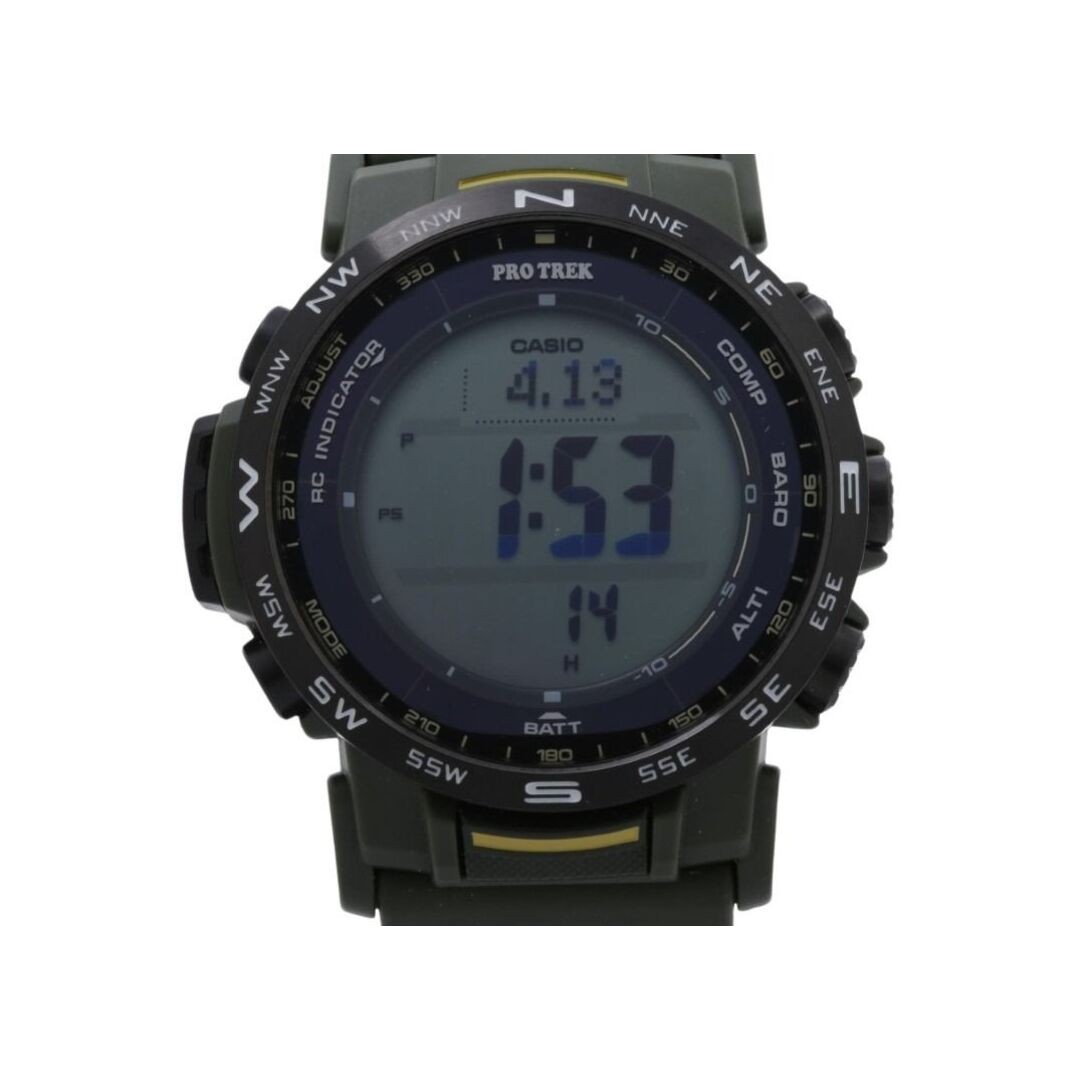 CASIO PRO TREK Climber Line Watch PRW35Y3BJF Black Resin (biomass) / Stainless