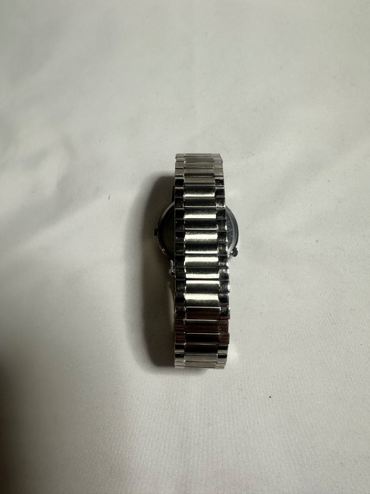 Vintage Timex Easy Reader Indiglo 1996 Silver Tone Flex Band