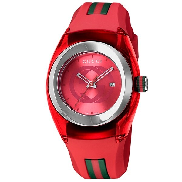 Gucci Sync L YA137303 Women’s Quartz Red Tone Watch – Retail Price $670