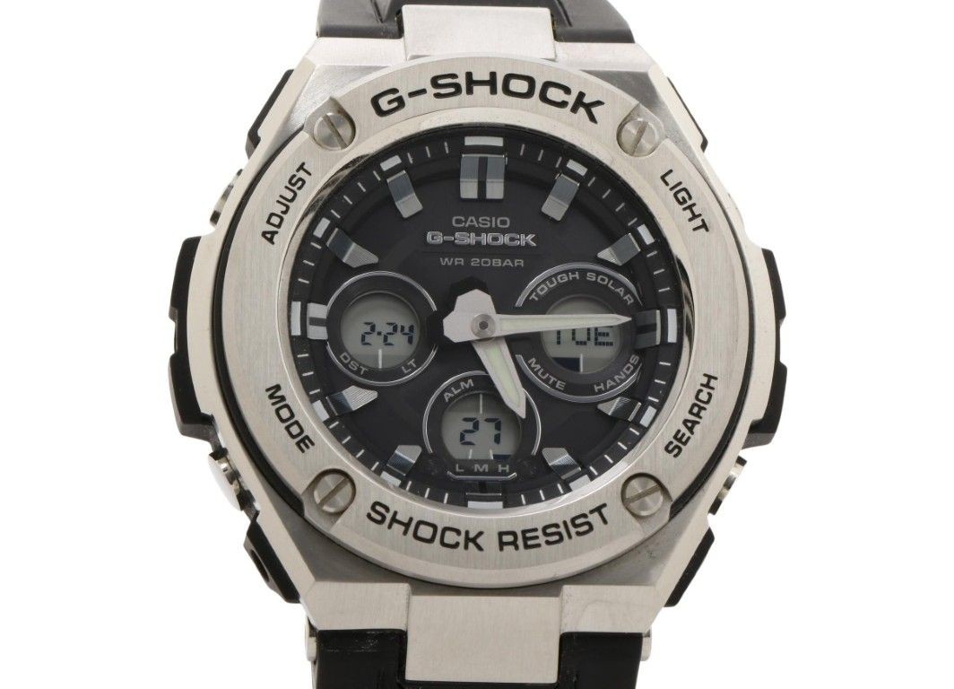CASIO GSHOCK GSTEEL G Steel GSTS3101A Black Silver Resin Stainless Steel Men’s A