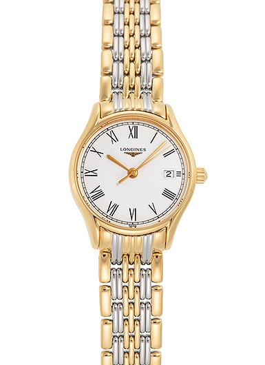 Longines Lyre L4.259.2.11.7 Stainless Steel / YellowPVD 25mm Quartz #KMW1210