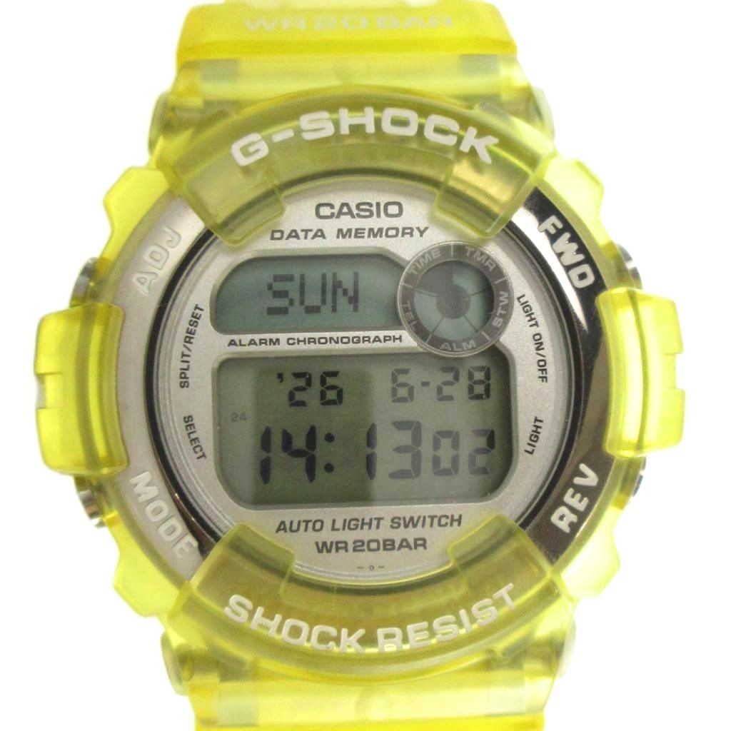 Casio G-Shock DW-9600WC Digital Quartz Yellow Men’s Watch 40mm Stainless Steel