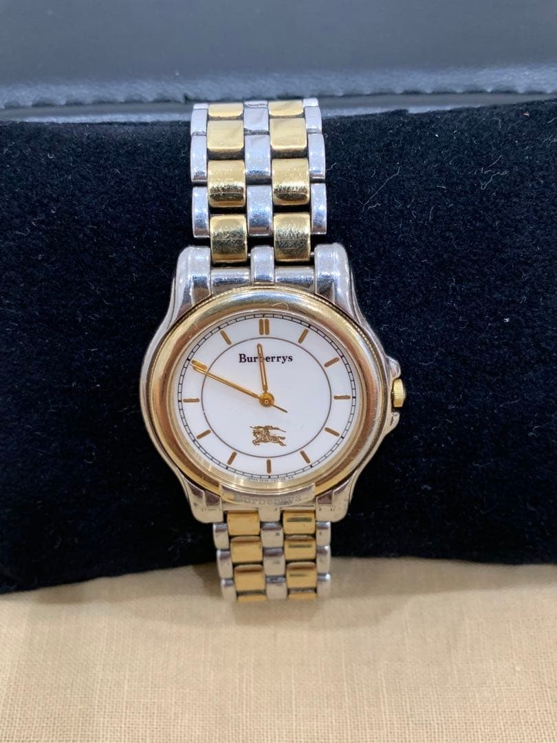 BURBERRY antique watch gold silver