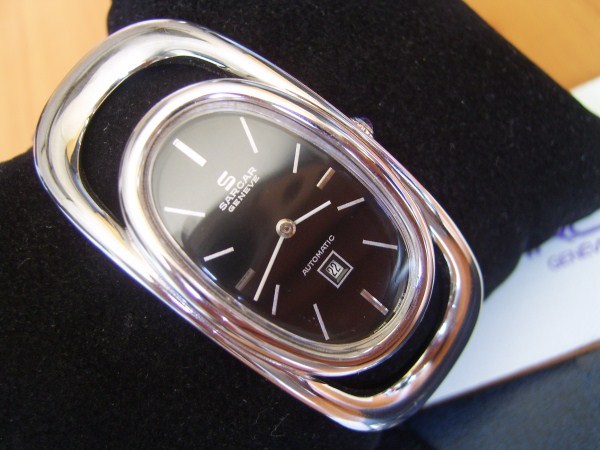 FABULOUS NOS 70’S SARCAR CURVEX AUTOMATIC LADIES WATCH + INT GUARANTEE *4248