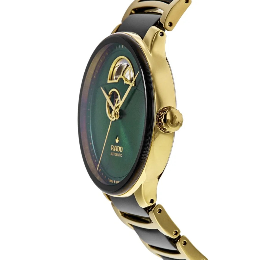 New Rado Centrix Automatic Open Heart Green Dial Unisex Watch R30008302