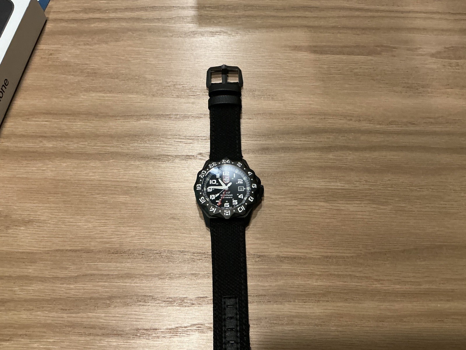 Luminox F-117 Nighthawk Pilot GMT Steel 44mm Black Watch XA.6421 – needs battery
