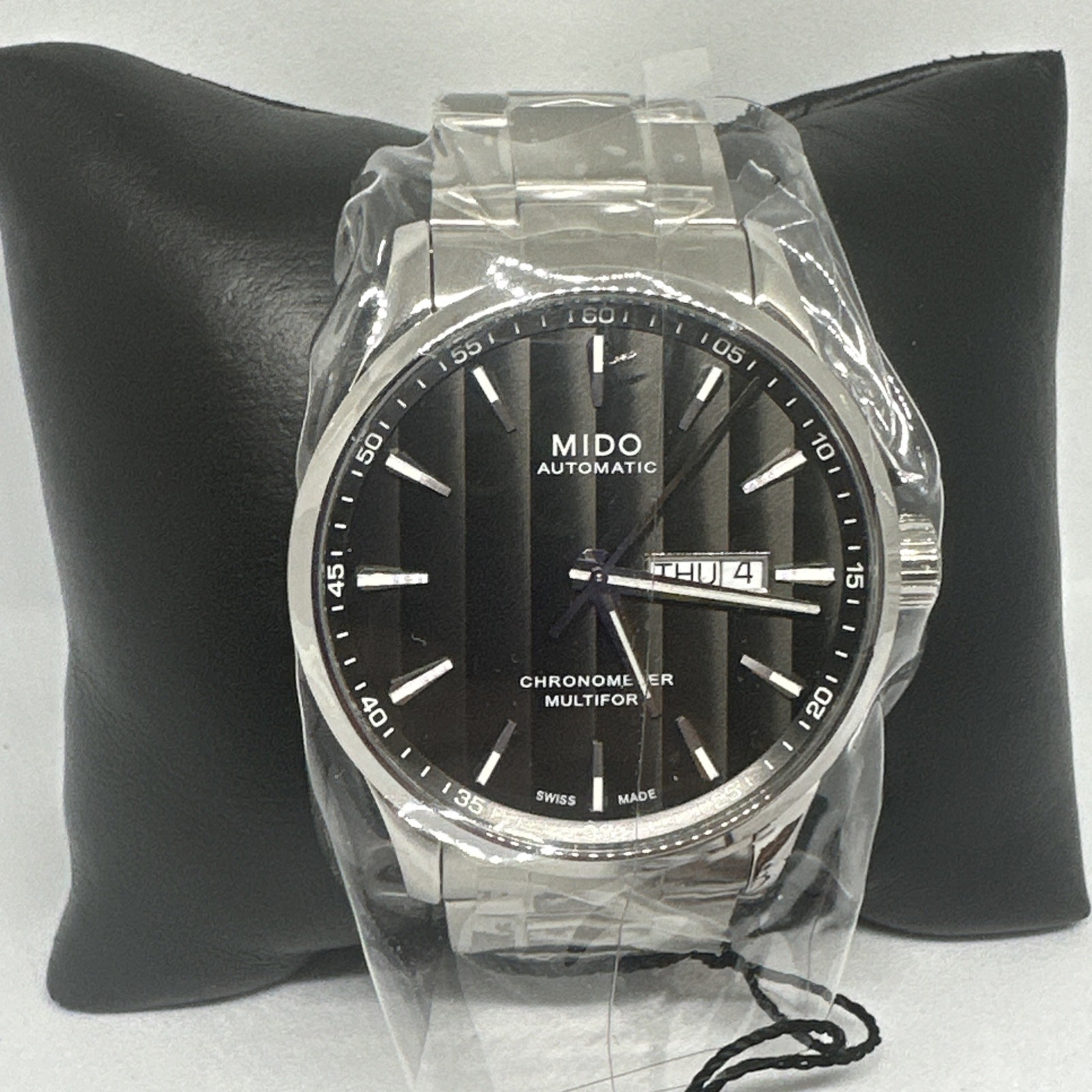 Mido Multifort M038.431A Men’s Silver Stainless Steel Chronometer Watch HME846