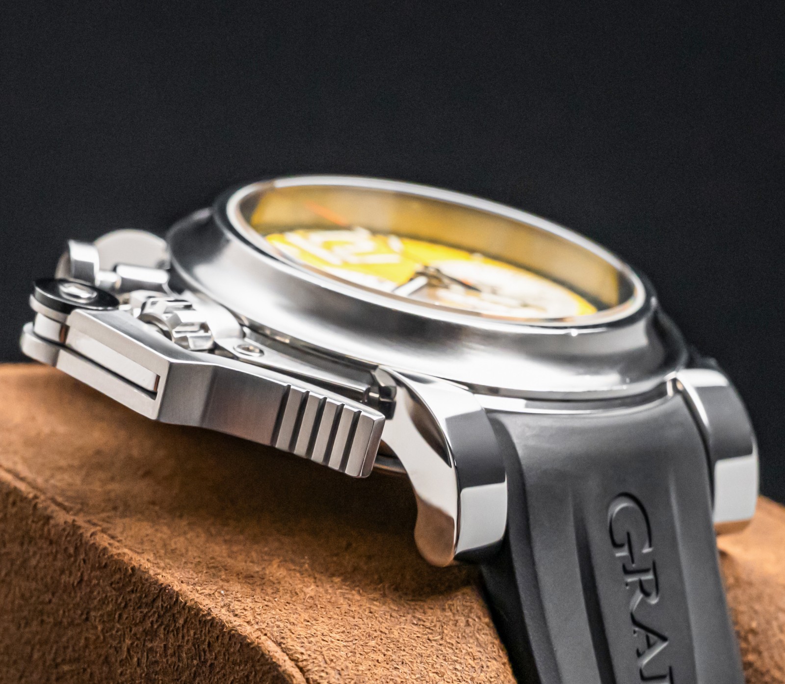 Graham Chronofighter Oversize Yellow Ranger 47mm Yellow Dial 2OVAS.Y01A.K10B