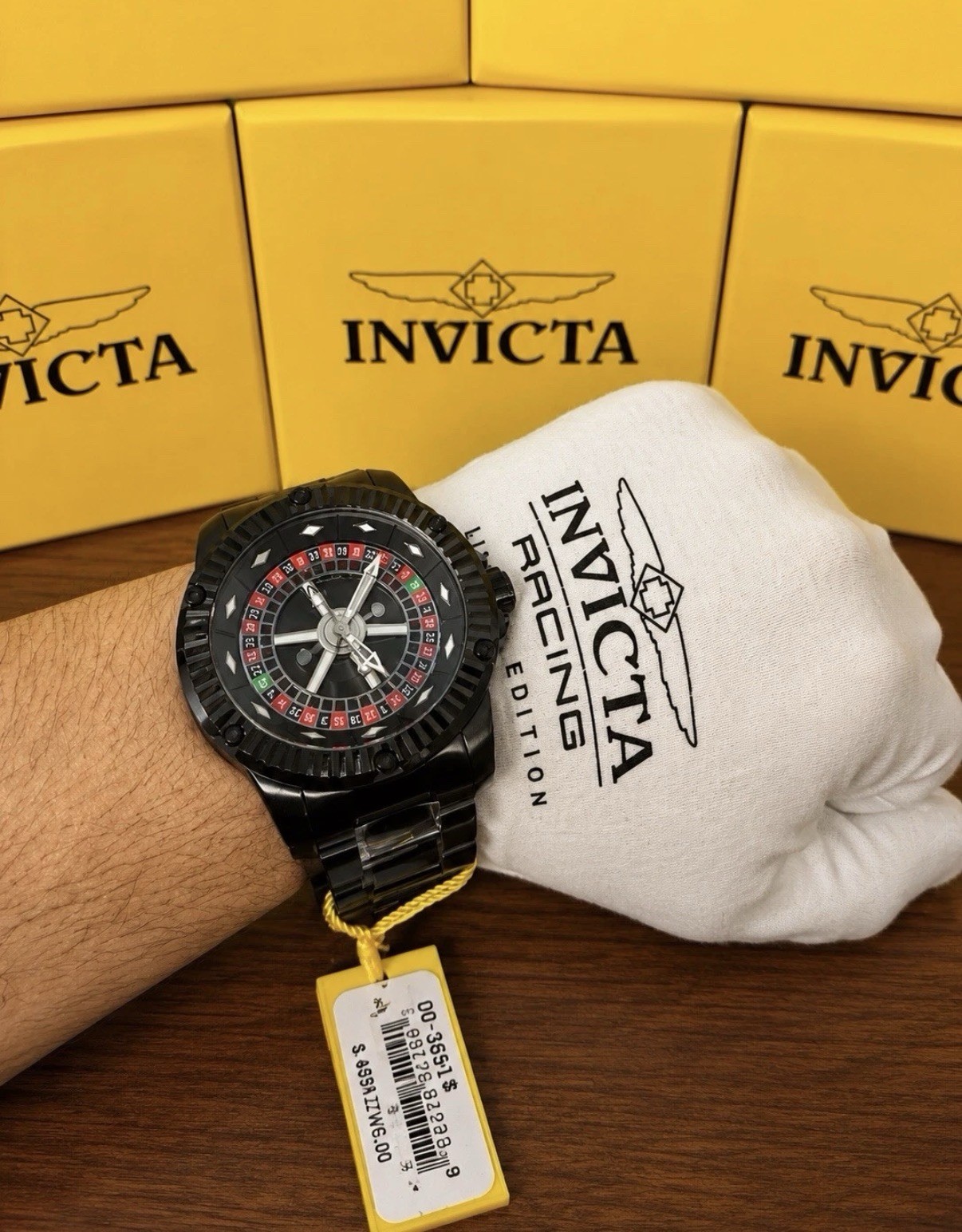 🔥Invicta Specialty ROULETTE Monte Carlo AUTOMATIC Men’s Watch 52mm Black 28712