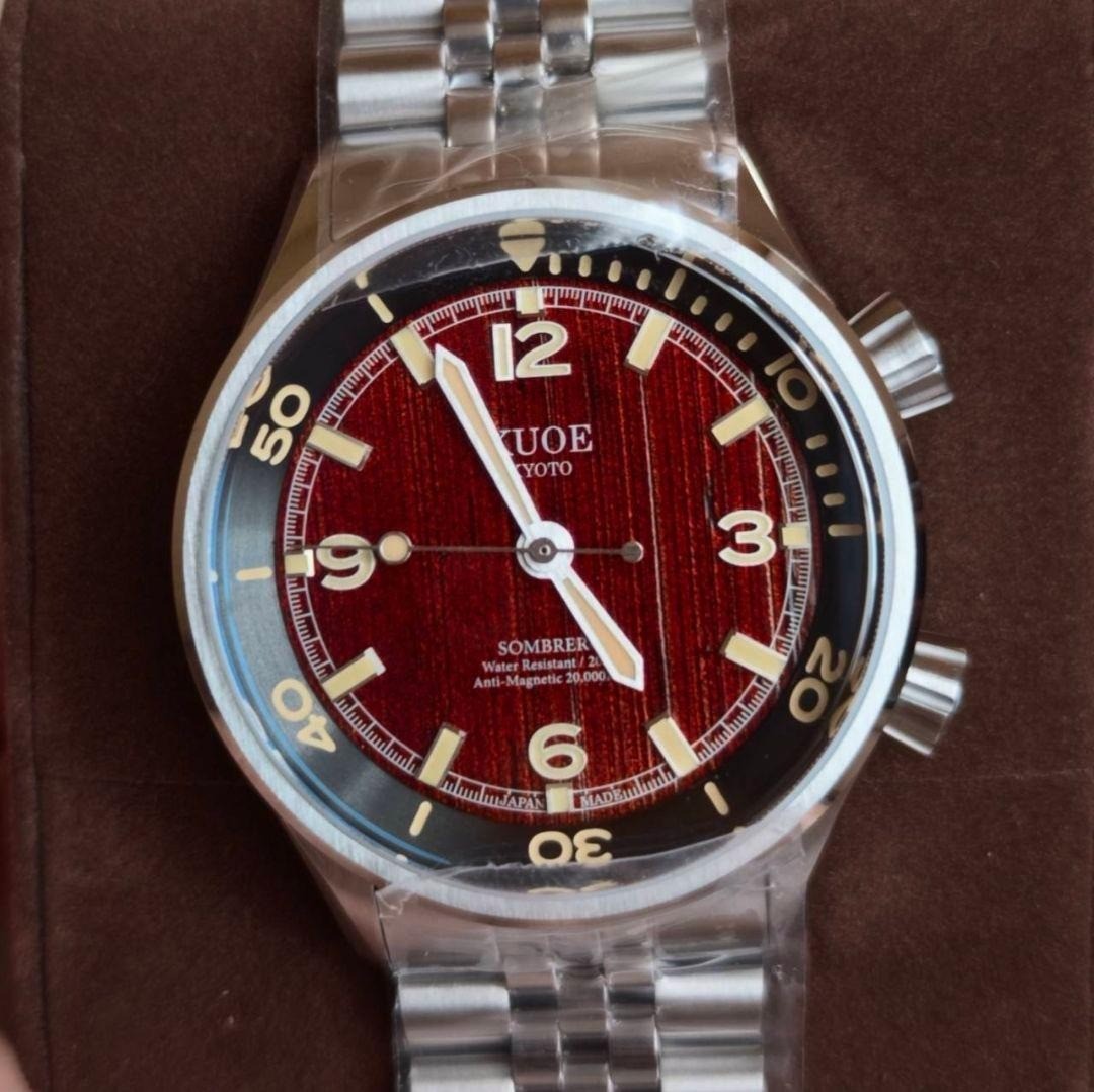 Kuoe Sombrero 90-011 Urushi Red Hake Limited 200 Men’s Watch Automatic 38mm New