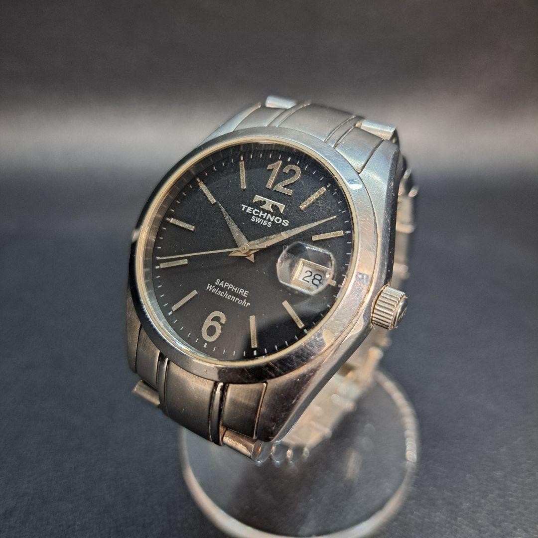 Technos TGM656 Quartz Watch Mens Timepiece Sapphire Dial Excellent OK