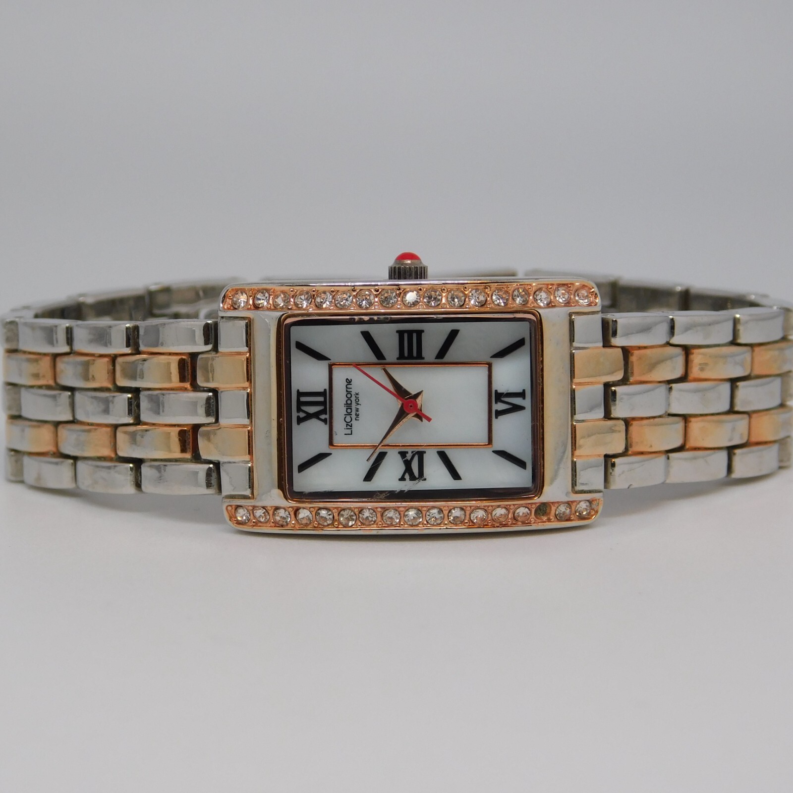 Liz Claiborne New York LIZ32SR Quartz Analog Women’s Watch Sz.7 1/2″ New Battery