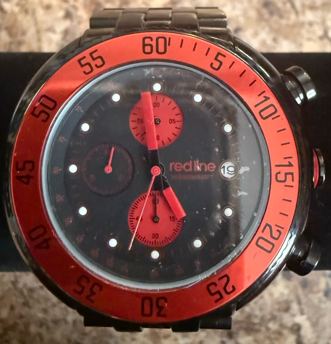 Red Line 50038 Stainless Steel Chronograph Men’s Quartz Watch
