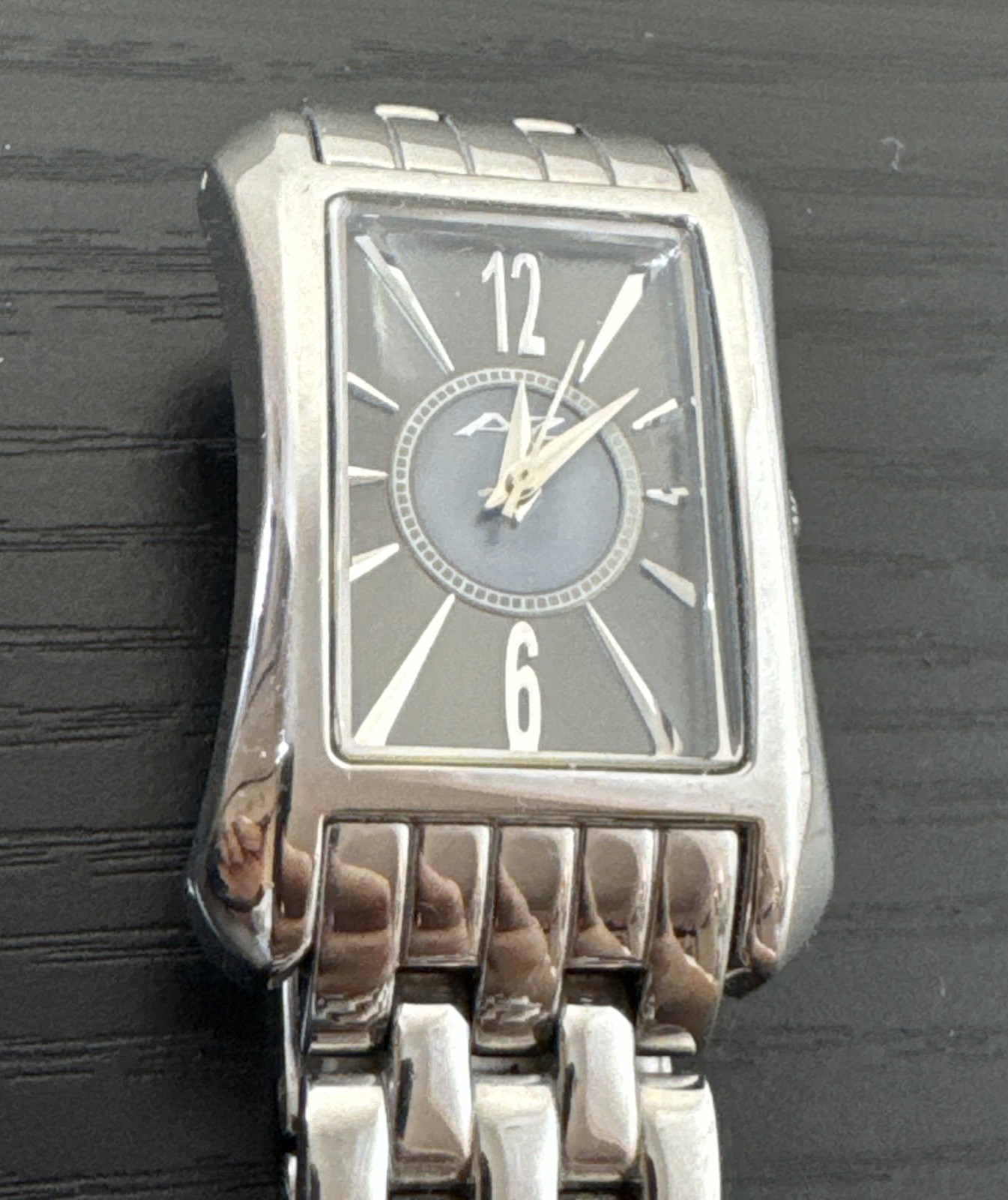 A II Z Watch Rectangular Face Water Resistant SR626SW Japan Movt Needs Battery