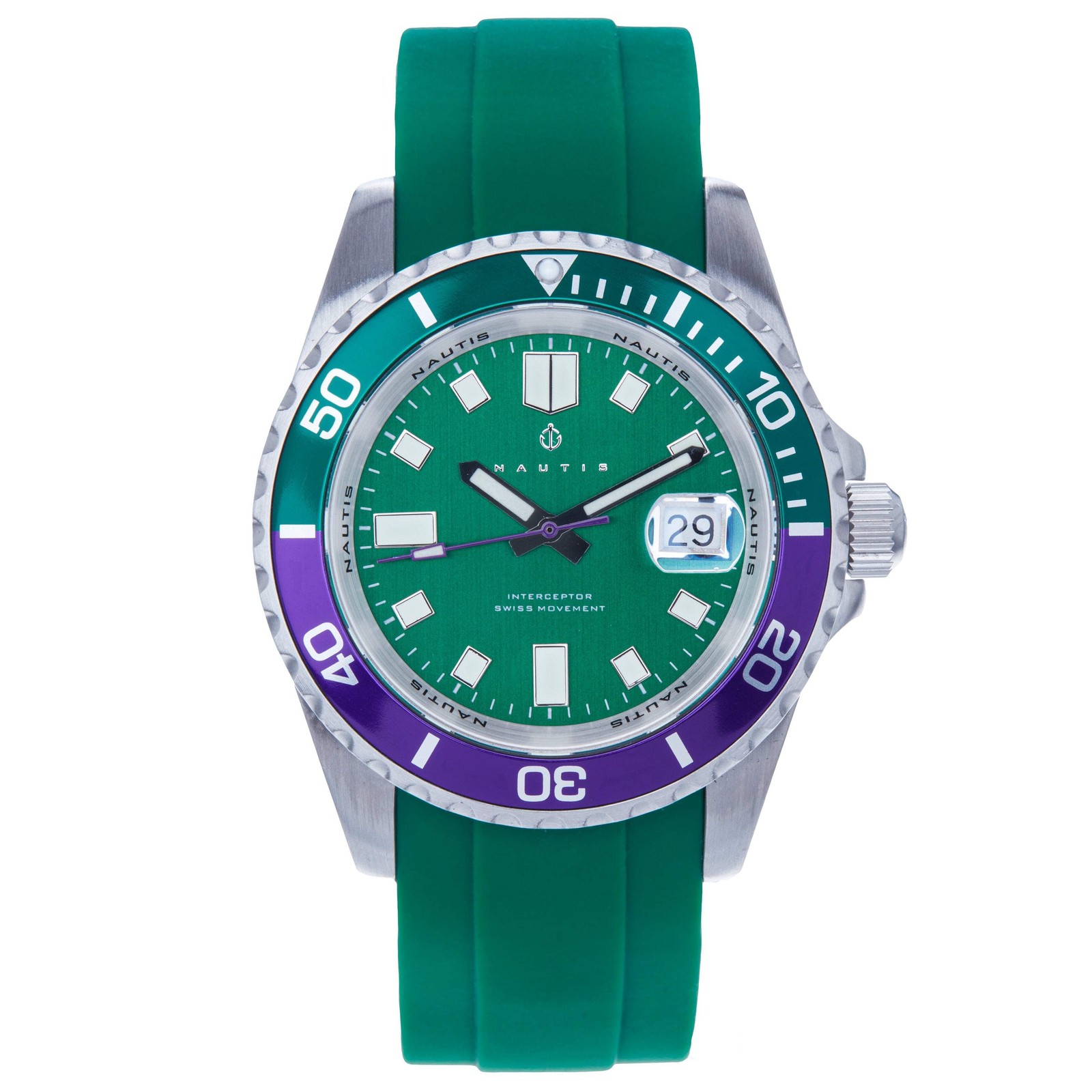 Interceptor Green | Green Dial Wristwatch 19161G-H