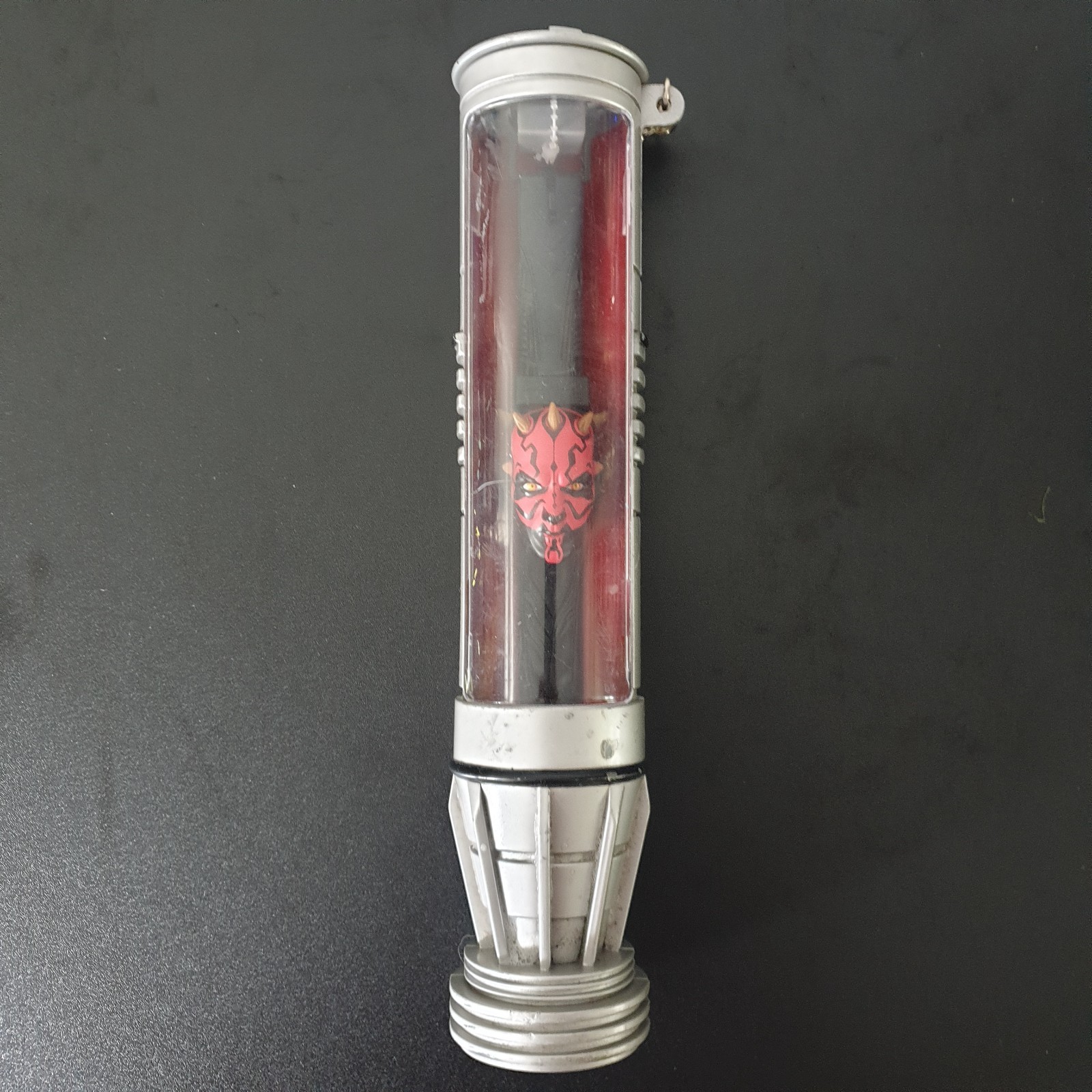 Vintage 1999 – Star Wars – Darth Maul – LCD Watch Lightsaber Case Collectable