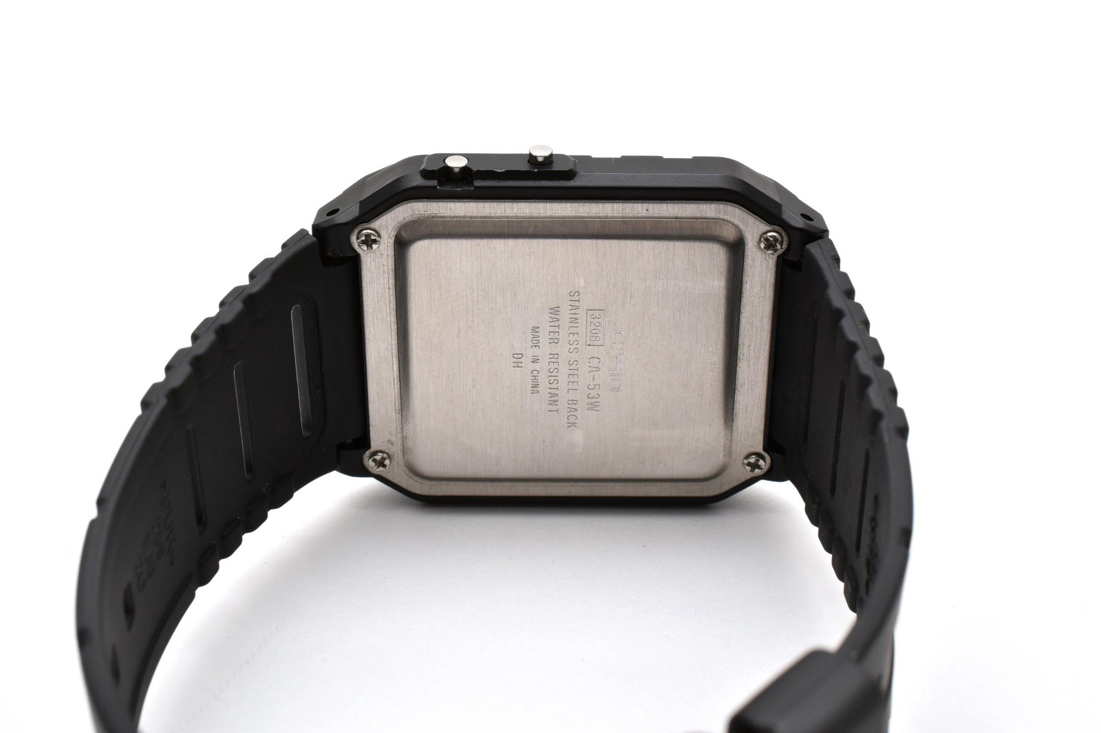 Casio CA-53W Databank Calculator Digital Quartz Watch Black [Near Mint]