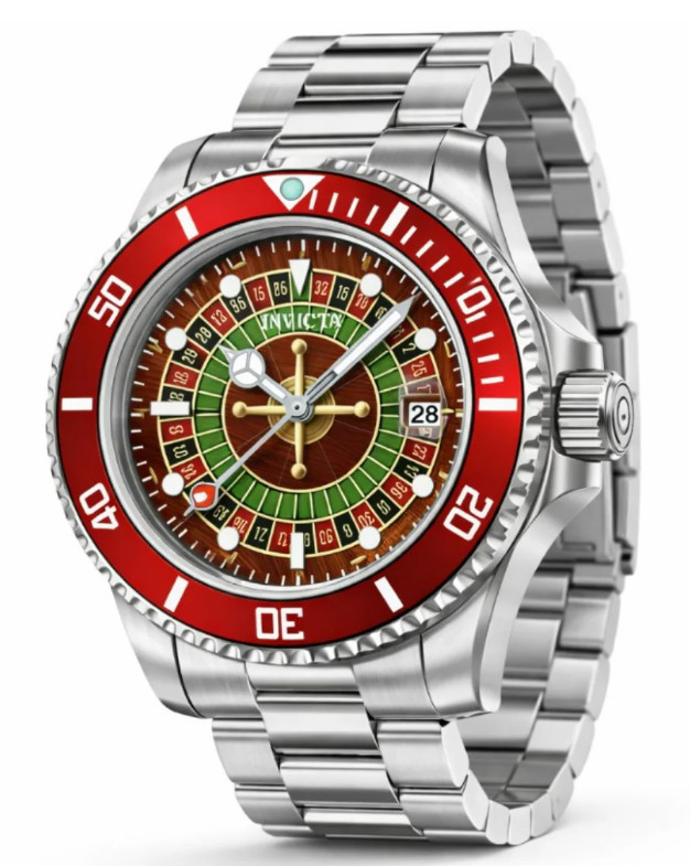 Invicta House of Cards Roulette Watch Men’s Quartz 40mm 50519