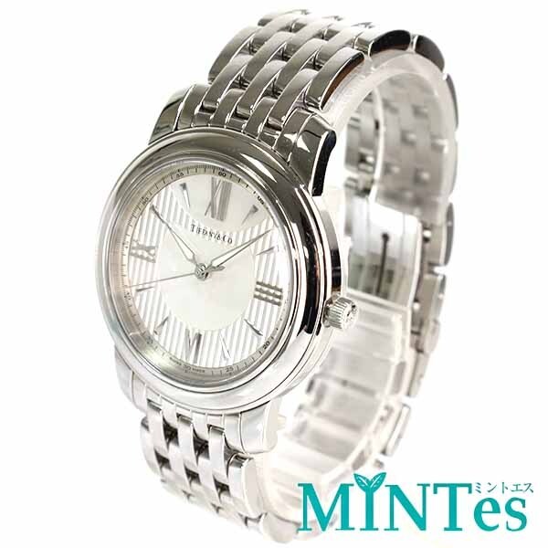 [B1Y] Tiffany Men’s Watch Quartz Silver SS Men’s Simple Watch [p9k]